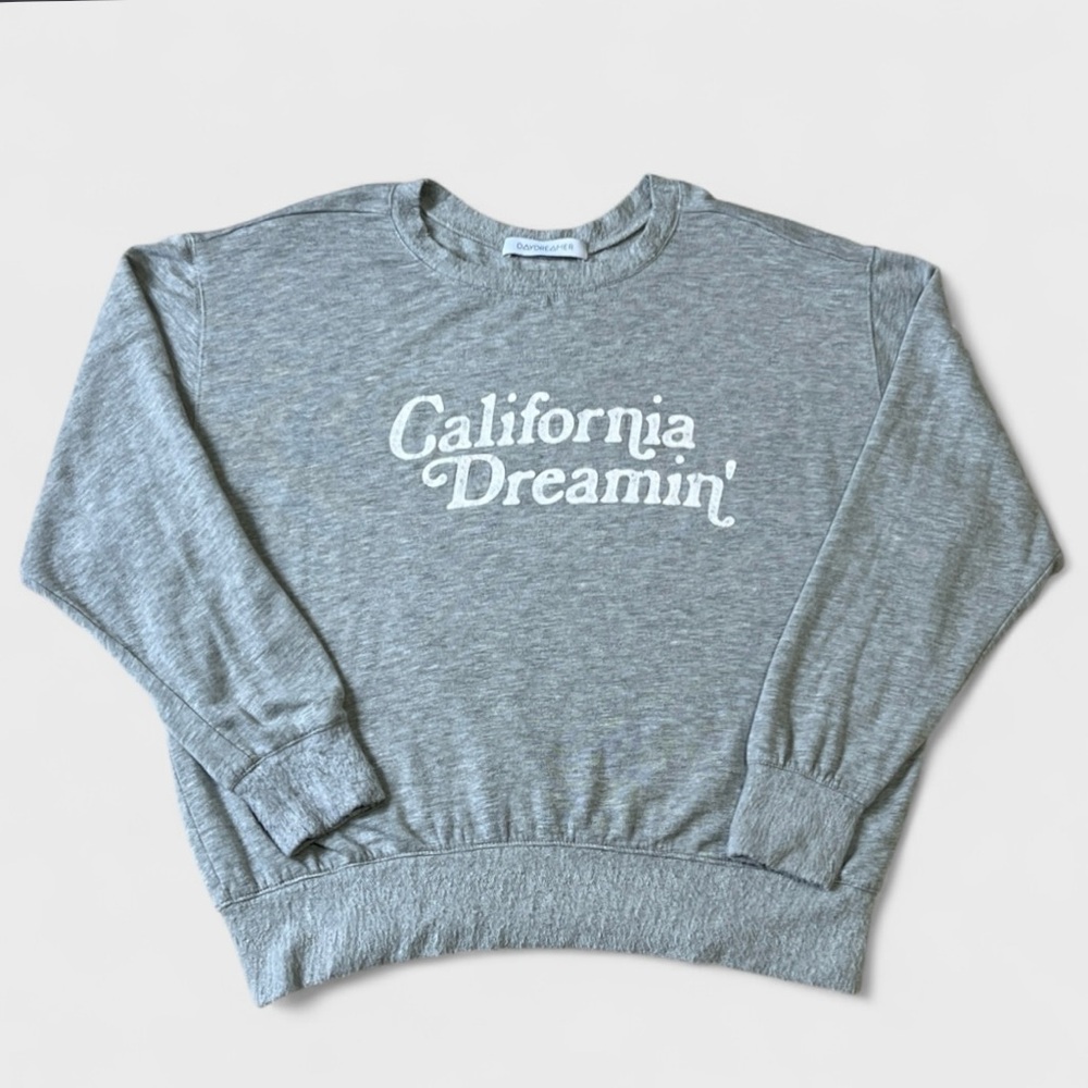 Daydreamer Gray 'California Dreamin'' Graphic Sweatshirt
